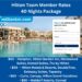 A Guide To Hilton The Team Member Travel Program - Hotel Corporate Rate